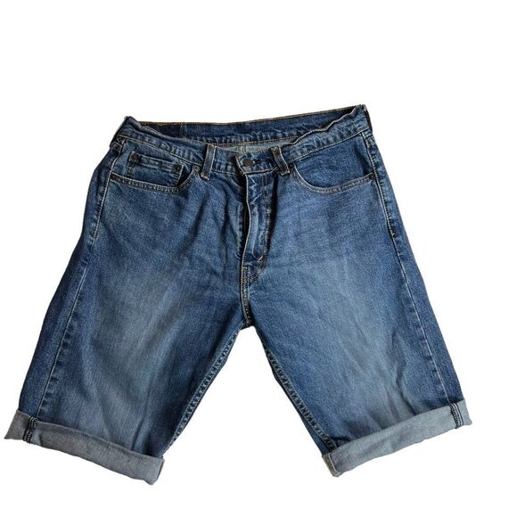 Levi’s 511 Cuffed Bermuda Denim Shorts - Picture 2 of 7